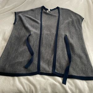 Loft open shawl poncho